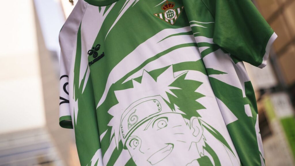 Así luce el uniforme del Betis con Naruto en su jersey | @RealBetis