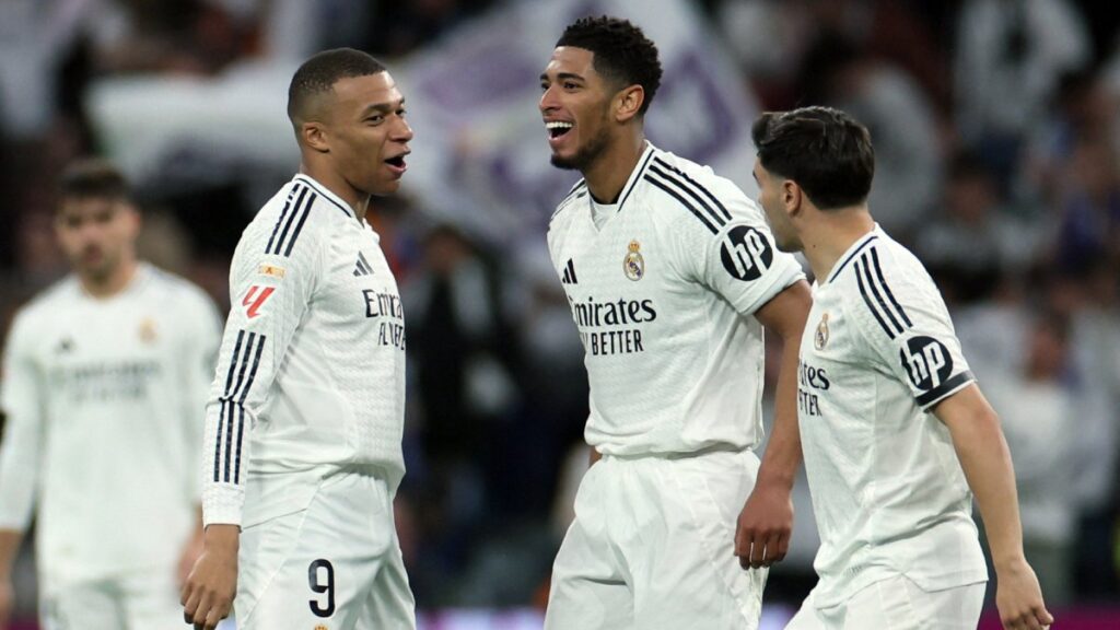 El Real Madrid, en festejo de gol