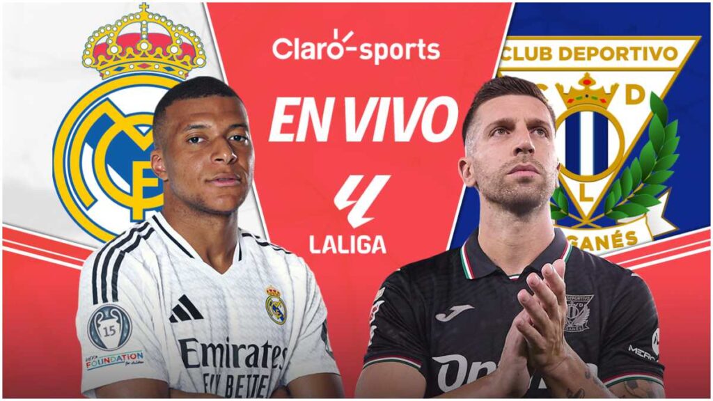 Real Madrid vs Leganés, en vivo online LaLiga por Claro Sports