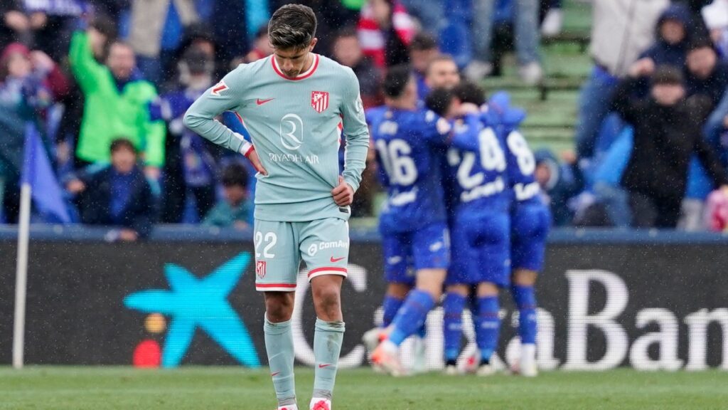 ¡Remontada azulona! Getafe viene de atrás ante el Atlético de Madrid y se quedan sin liderato