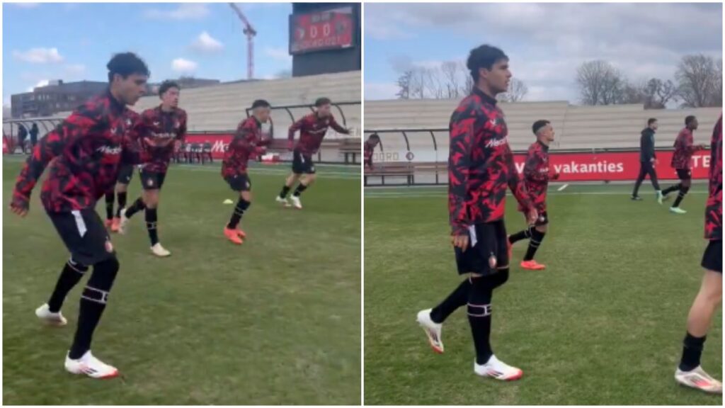 Stephano Carrillo se mantiene con actividad en Europa, aunque lo hizo con el conjunto sub 21 del Feyenoord.
