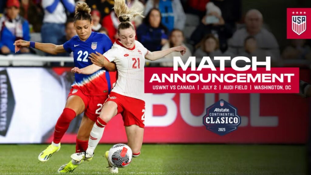 Estados Unidos femenil presentó su partido amistoso en el marco del Continental Clásico contra la selección de Canadá