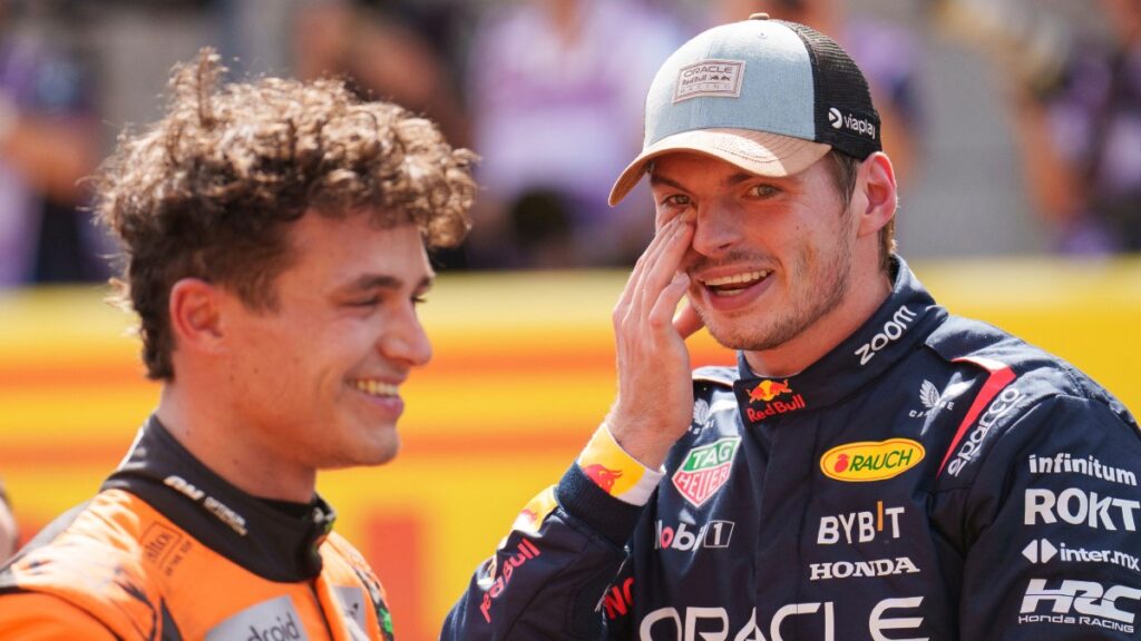 Verstappen y Norris, amigos y rivales en la pista | AP Photo/Nick Didlick