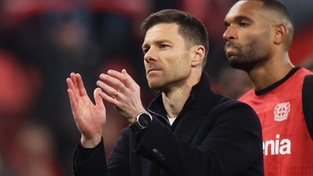 Xabi Alonso, después de un partido del Leverkusen