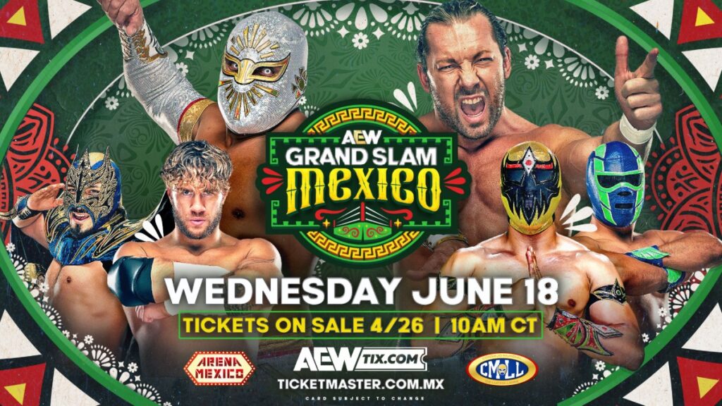 AEW llega a México con el Grand Slam 2025: ¿Cuándo es y dónde comprar boletos?