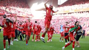 Así celebró el Liverpool su vigésimo título de Premier League en Anfield