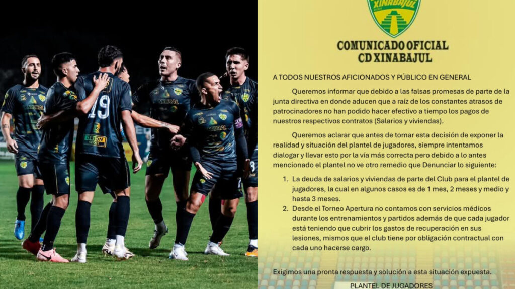 El plantel de Xinabajul elevó un comunicado. (X Facebook)