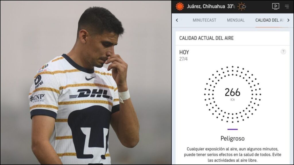Mala condición del aire en Juárez