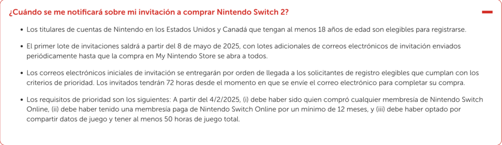 Este fue el mensaje que compartió Nintendo en su página web | Nintendo