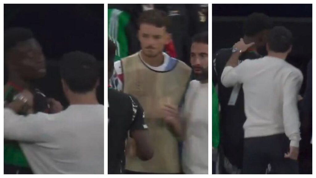 Carvajal y Saka se engancharon al medio tiempo.