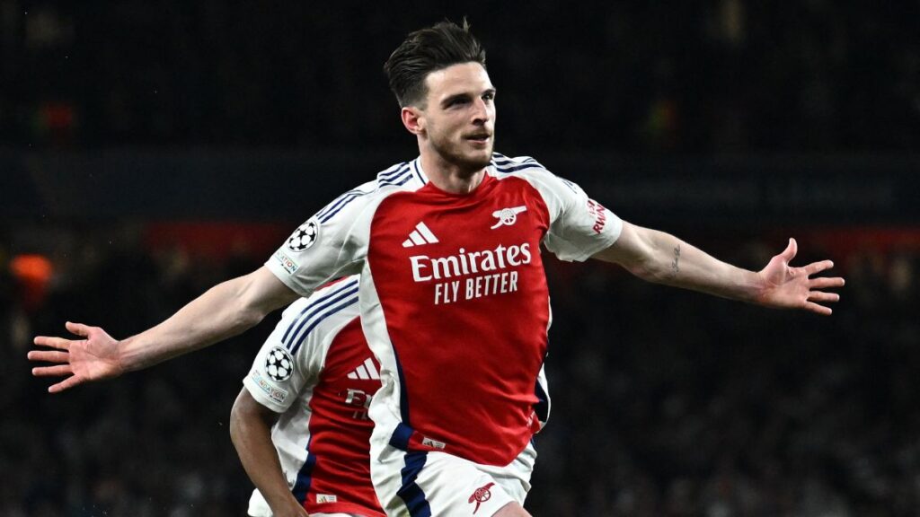 Declan Rice, figura en el Arsenal 3-0 Real Madrid
