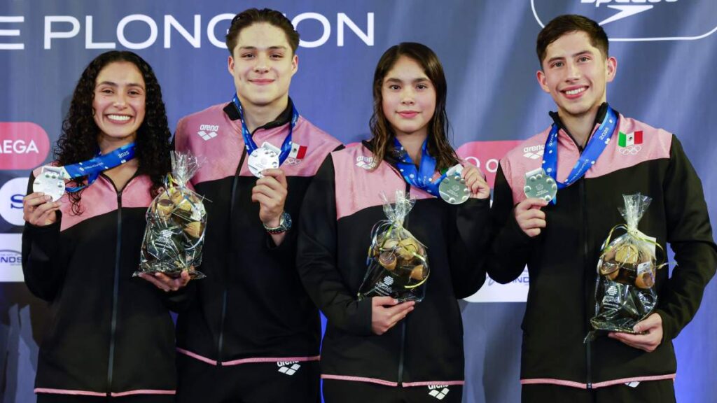 Equipo mexicano de clavados se lleva la plata en la modalidad de mixtos en la Copa del Mundo