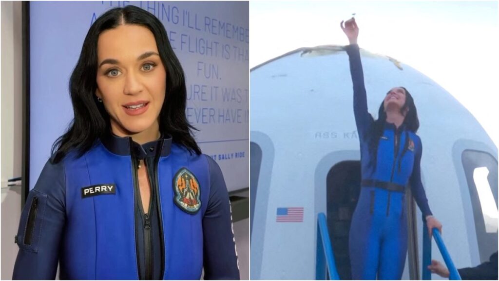 Katy Perry: La cantante voló hacia el espacio en una misión que representa un avance en la exploración espacial comercial.