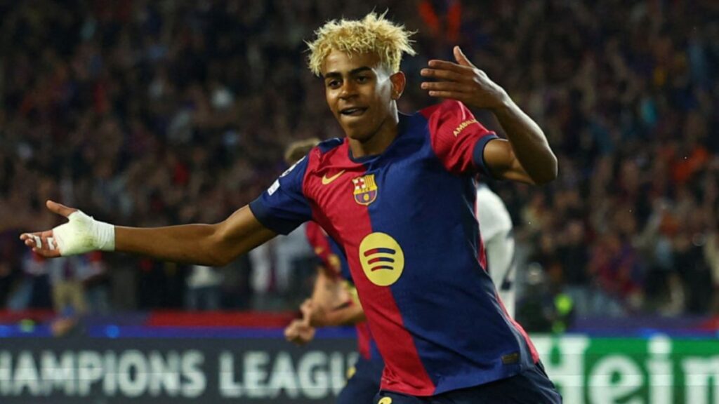 Lamine Yamal marcó un gol en el empate del Barcelona 3-3 vs Inter