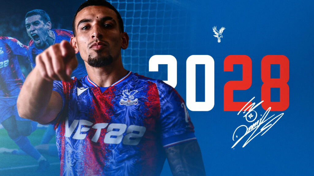 Daniel Muñoz y su renovación con el Crystal Palace. - @CPFC.