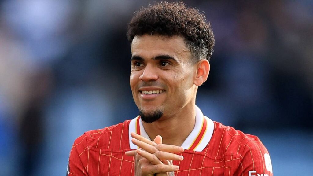 Luis Díaz con Liverpool / Reuters