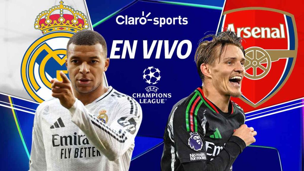Real Madrid vs Arsenal, en vivo la Champions League 2025 hoy
