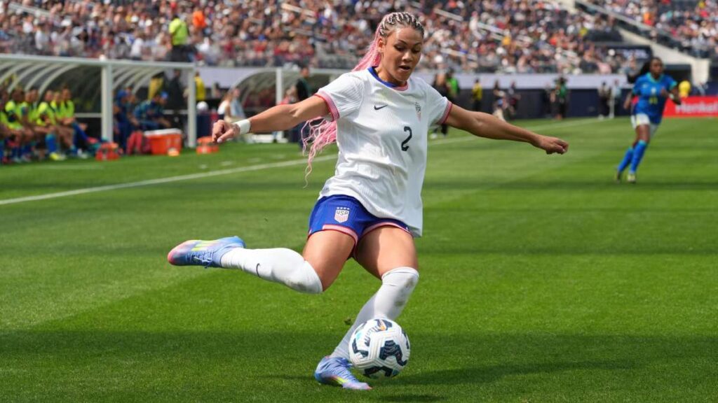 Estados Unidos derrotó 2-0 a Brasil en fútbol femenil