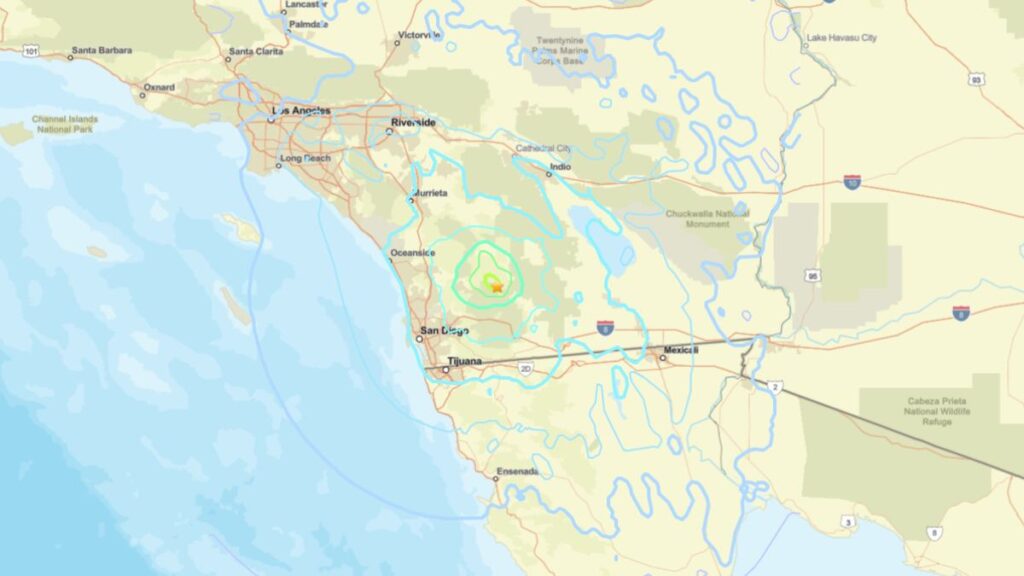 Temblor en California hoy lunes 14 de abril