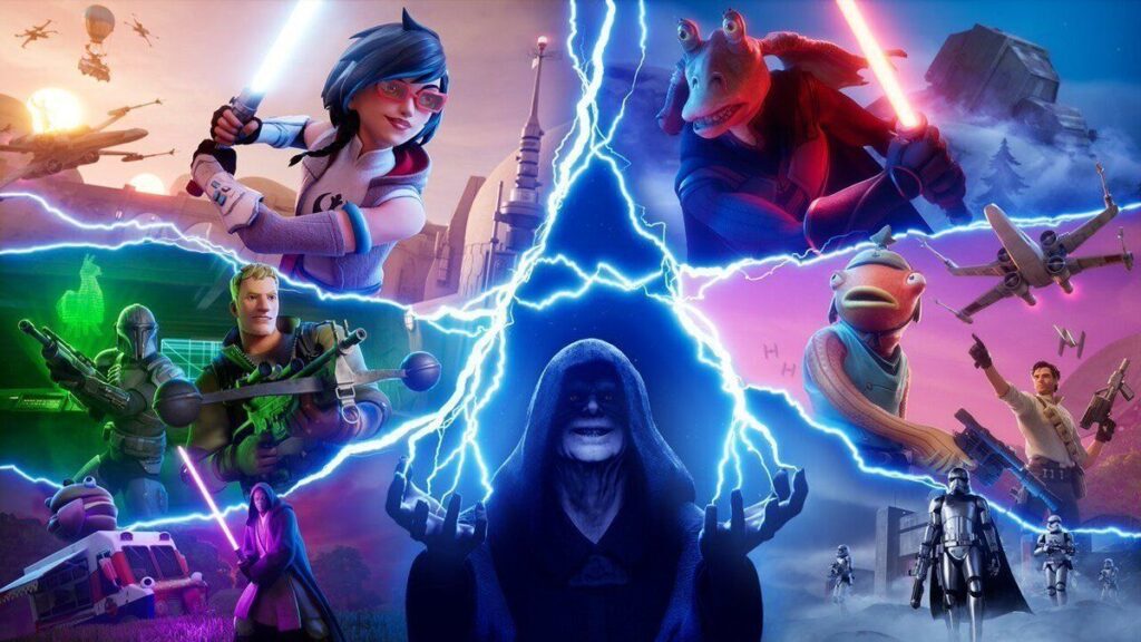 Star Wars se une al Universo de Fortnite como parte de la actualización X: @HYPEX