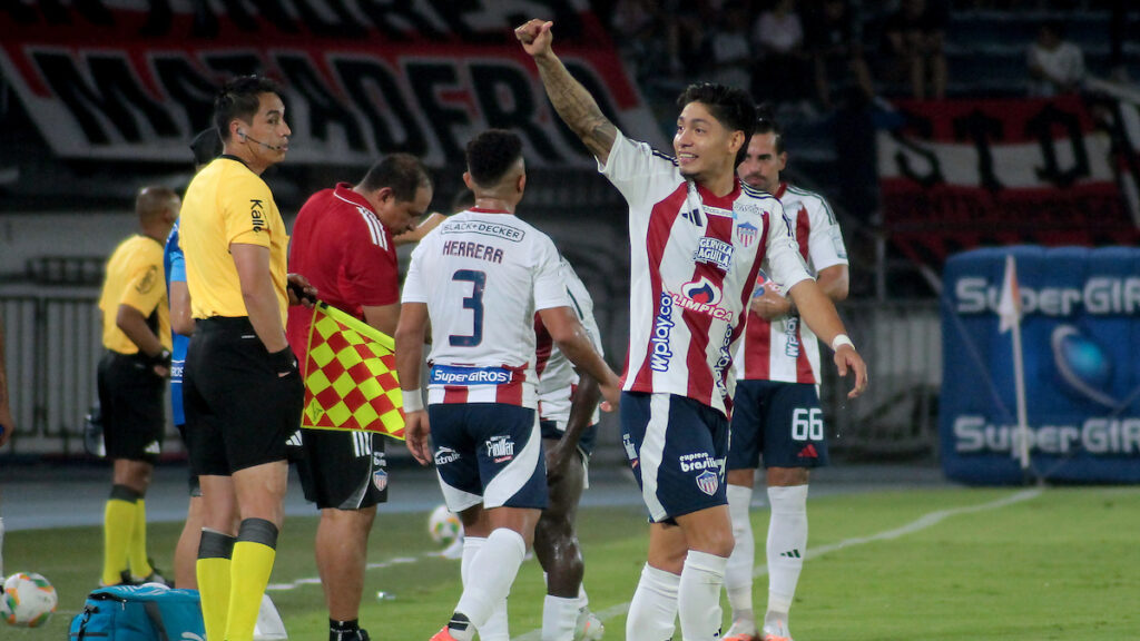 Bryan Castrillón celebra el gol. - Vizzor Image.