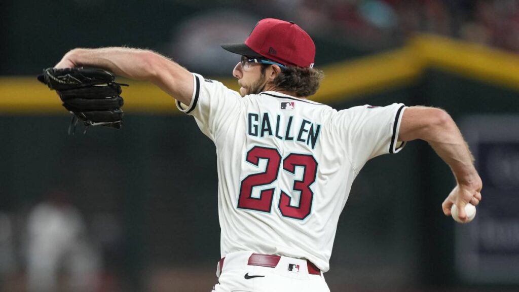 Gran labor de Zac Gallen, para colgarse el triunfo. Reuters