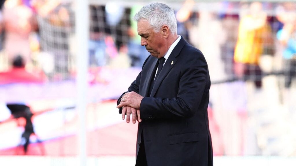 Ancelotti dio la cara tras la derrota 4-3 en El Clásico