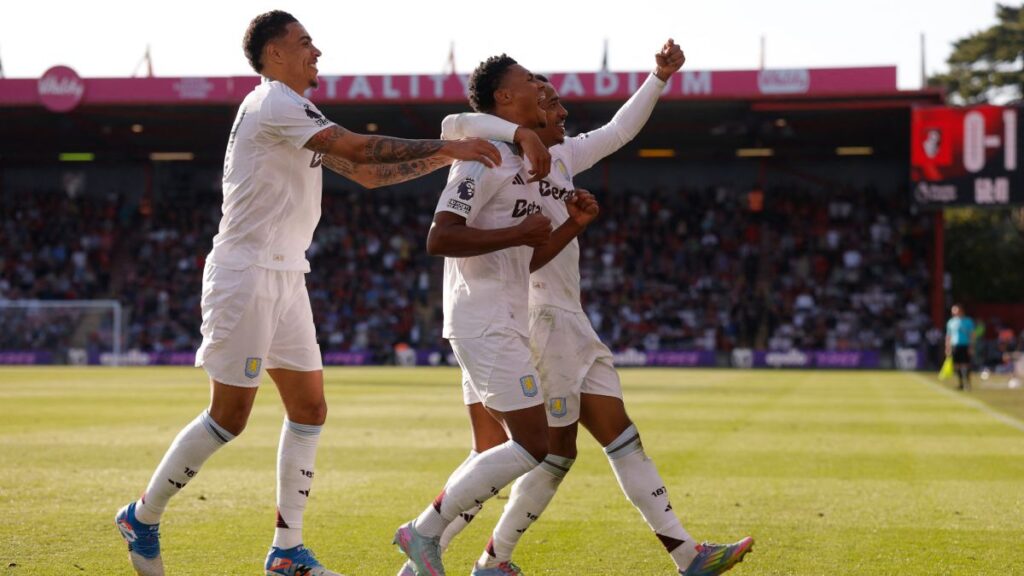 Aston Villa se impone por la mínima ante el Bournemouth