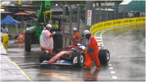 Leclerc tiene un aparatoso choque en la vuelta de formación y se pierde la Sprint Race de Miami