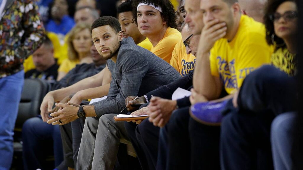 2016 y 2018, los Playoffs que Curry estuvo lesionado