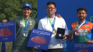 Matías Grande conquista la plata en la Copa del Mundo de Tiro con Arco en Shanghái