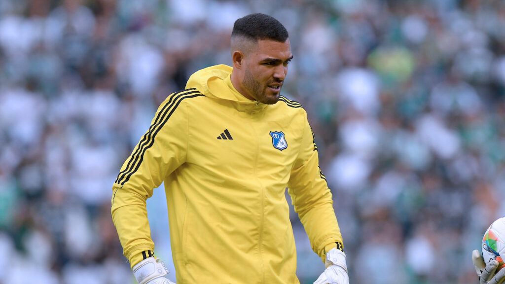 Álvaro Montero en un partido de Millonarios. - Vizzor Image.