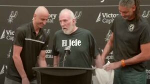 La primera genialidad del presidente Gregg Popovich: “Ya no soy el coach, soy El Jefe”