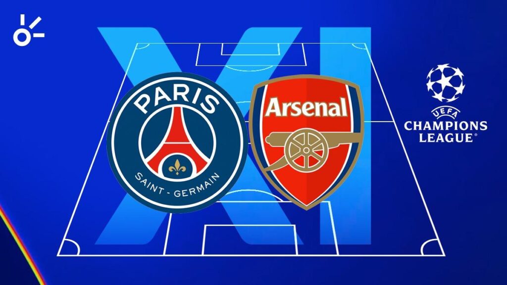 Alineaciones del Arsenal y el PSG para las semifinales de la Champions